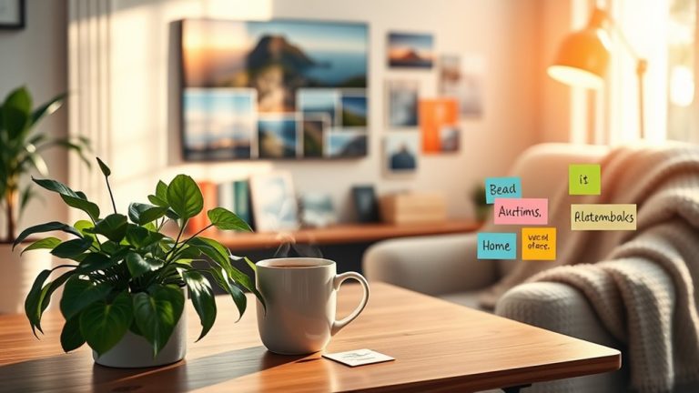 Image showcasing Positive Affirmations for Work Stress in a Home Office Environment ...