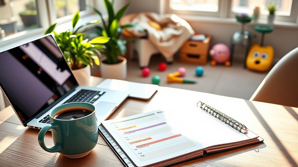 structured daily work schedule