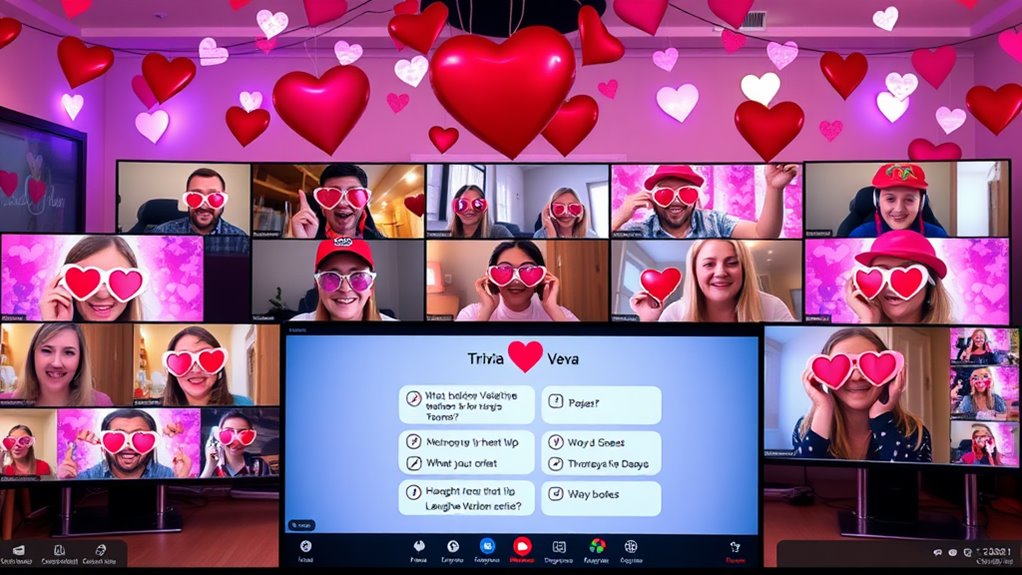virtual trivia for valentine s