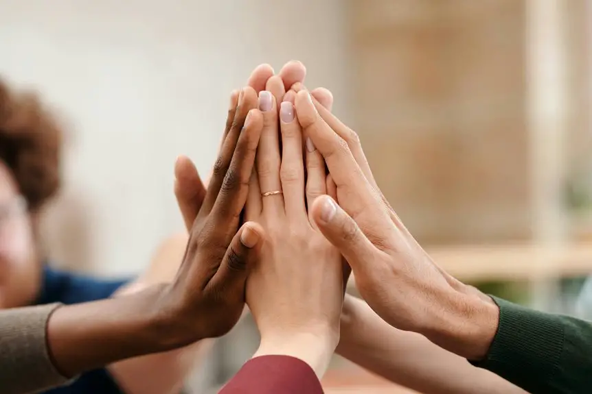 community fosters meaningful work