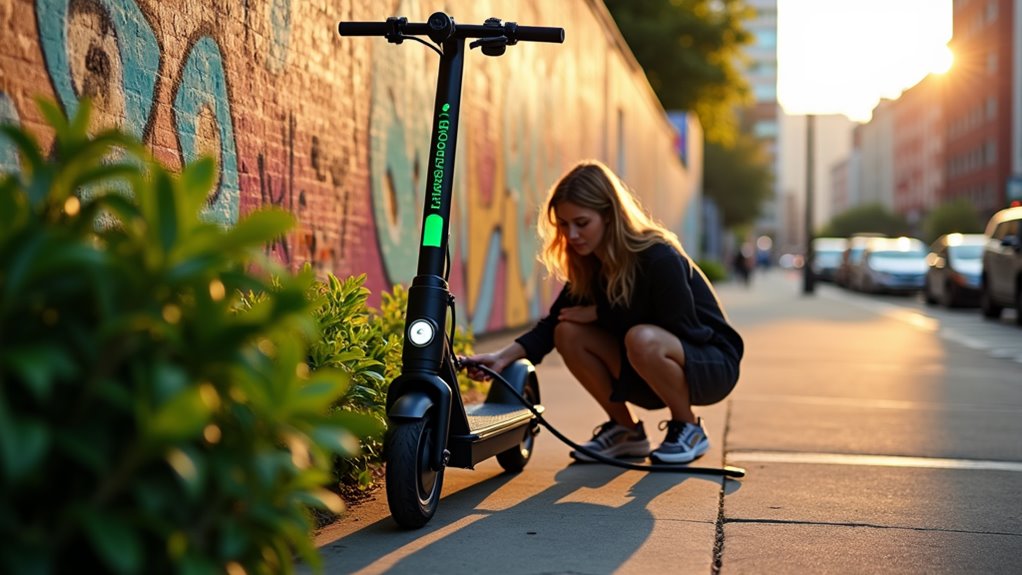 electric scooter charging opportunities
