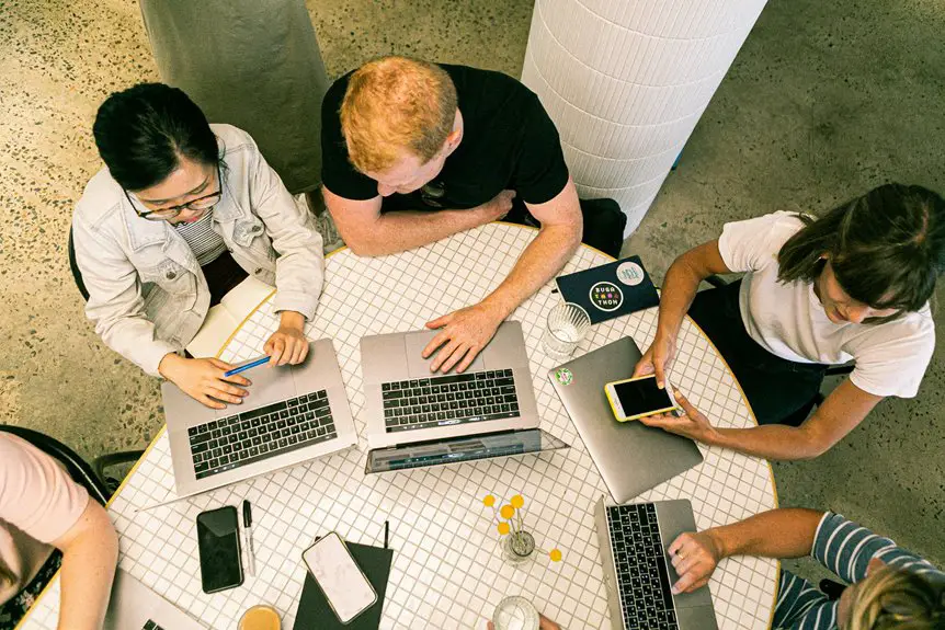 freelancers collaborating through daos