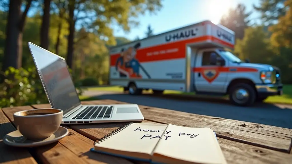 u haul remote work pay