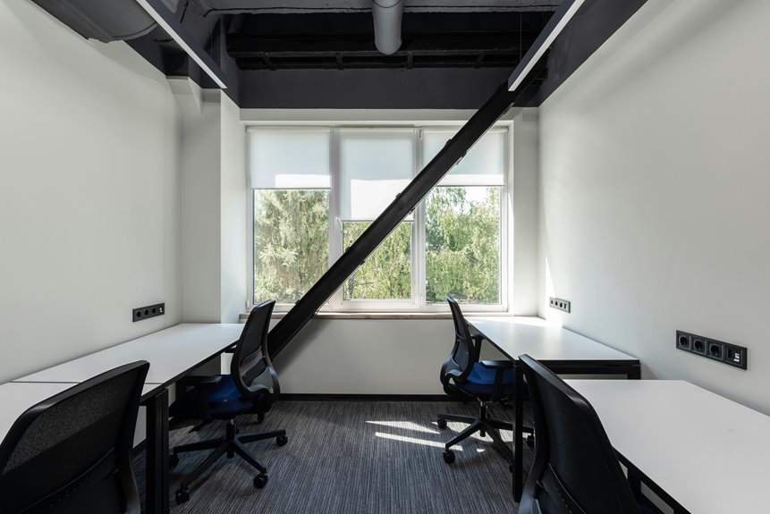 desk orientation options considered