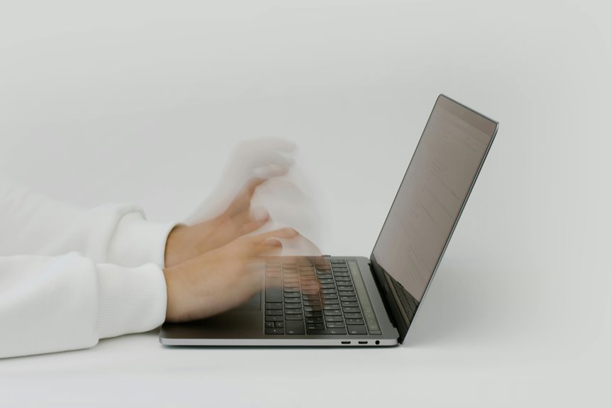 trackball boosts typing speed